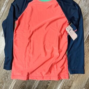 Kids Swim Shirt - Blue and Orange